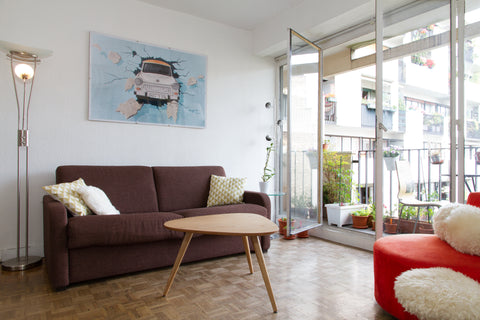 1 bedroom flat of 50 m2 with a nice balcony and big kitchen. 5th floor with lift Paris, France 1 bedroom balcony in Montmartre Entire rental unit vacation rental 5474883