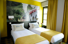 Pour un séjour confortable avec deux lits séparés au coeur de Lyon.  Chambre lits jumeaux en plein coeur de Lyon Room in hotel vacation rental 53962697