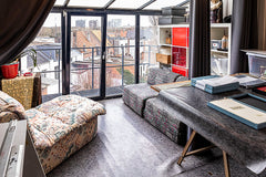 In the middle of a unique end of the 19th century neighborhood, the Veerle Rooms Antwerp, Belgium Artist in Residence Studio Entire rental unit vacation rental 38594194