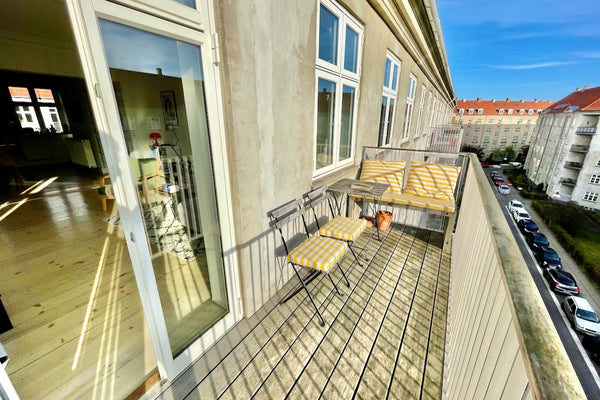 Our spacious and beautiful one bedroom apartment is ready for your stay on Nørre Copenhagen, Denmark Enjoy sunny evenings from fantastic balcony Entire rental unit vacation rental 2727916