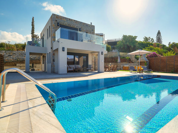 Beautiful brand new luxurious villa, 5-min walking from the beach with private p  Olive and Sea - Villa Sea Entire villa vacation rental 48707215