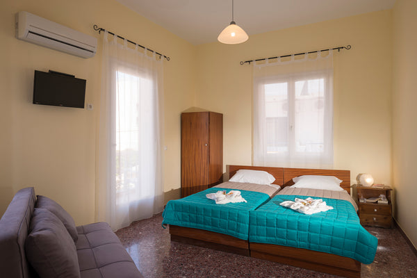 12 newly renovated apartments in the picturesque Nea Chora, just 60 meters away  Chania, Greece Steps from the beach in locals neighborhood Entire serviced apartment vacation rental 25850506