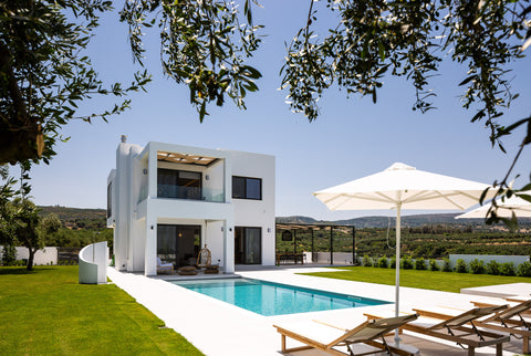 Brand new modern villa with private pool,heated April,May and October,November,l Rethimnon, Greece Brand New Spacious Villa With Amazing Views Entire villa vacation rental 34536477
