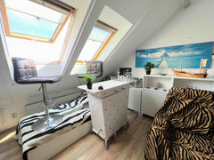 One room flat under attic roof with beautiful views of Vltava river, historical  Prague, Czechia Attic Tiger flat for 2 / River view / Smichov Entire condo vacation rental 593194171486881373