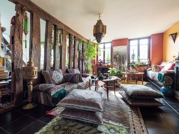 Typical Paris charming large duplex loft, super central with balcony over the ro Luxembourg NEW! The Flying Carpet-Le tapis volant. Entire loft vacation rental 18733780
