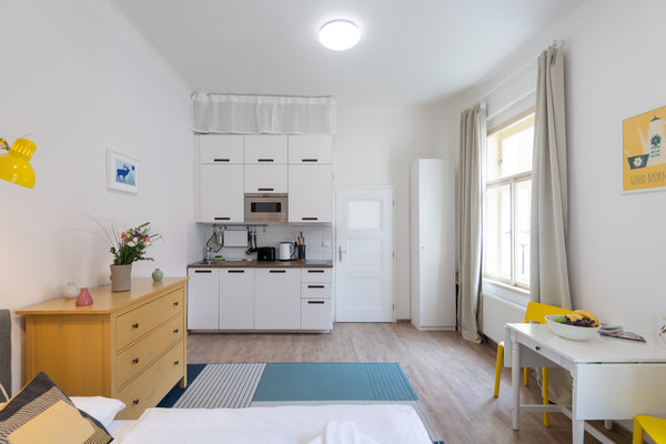 Fresh new studio apartment located in Old Town, less than 10 minutes walk to Cha Prague, Czechia Sunny studio Apt. in the Old Town Entire rental unit vacation rental 24702755