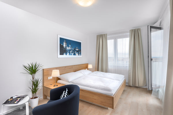 This modern studio apartment is located in a quiet area, close to the Metro stat Prague, Czechia New modern Studio directly at Subway station Entire rental unit vacation rental 22898360