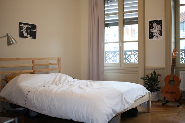 Chambre avec salle de bain privée dans une grande colocation en plein coeur de l  Chambre avec SDB privée Private room in rental unit vacation rental 25092184