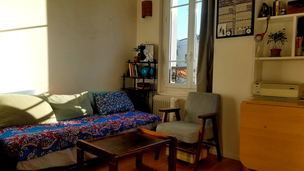Little quiet studio (22 m²) in the lively area of rue du Poteau, very sunny, on  Paris, France La Cabana : mini loft nearby Montmartre Entire rental unit vacation rental 9011415