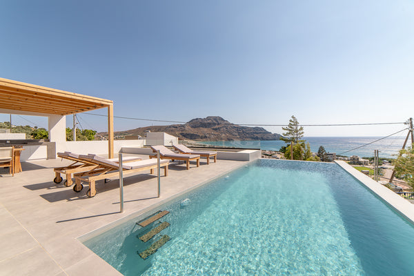 This spacious, contemporary villa with fresh design consists of two floors conne Greece Villa Alina Entire villa vacation rental 45064173
