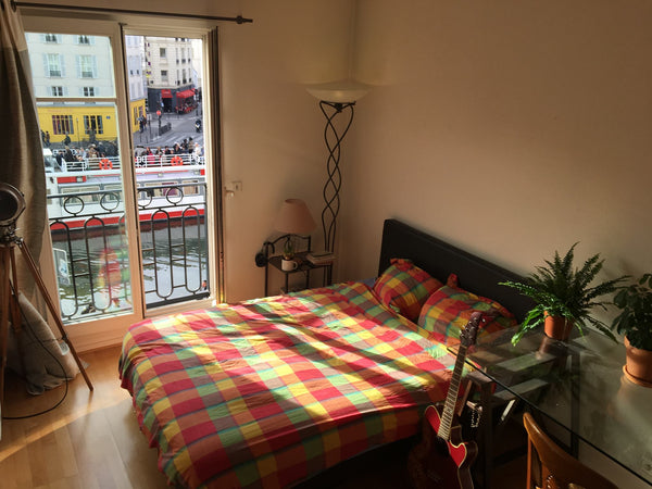 We've spent 4 months looking for this flat, and when we found it... Boy was it l Paris, France Super sunny rooms on Canal St Martin Private room in rental unit vacation rental 17758871