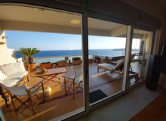 Modern, spacious, luxurious,120sqm, 4th  floor apartment,with a private terrace  Rethimnon, Greece Modern flat with breathtaking views Entire condo vacation rental 10689901