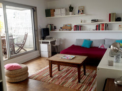 Appartement 2 pièces lumineux avec grande terrasse situé près du parc des Buttes Paris, France Terrasse aux Buttes-Chaumont Entire rental unit vacation rental 7356563