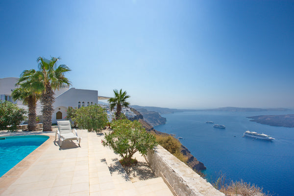 From this unique luxurious villa at the edge of the cliff of Firostefani, you ca Athens, Greece UNIQUE Caldera view villa Santorini (Firostefani) Cycladic home vacation rental 7071226