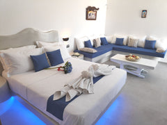 Brand new modern studio with kitchen equipment washing machine very close to the Greece Santoxenia studio Dirnelas Entire condo vacation rental 36467463