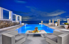 Calypso Sunset Villa is built in the most privileged position offering complete  Greece Mykonos Calypso Sunset Luxury Villa-kite surf-yoga Entire villa vacation rental 2566935