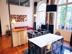 Welcome in our very calm typical French loft in Paris. <br />Big volumes will ma Paris, France Beautiful quiet family loft Paris Entire loft vacation rental 906229
