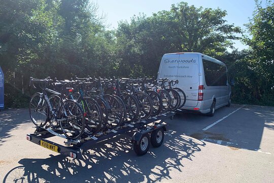 Way of the Roses Cycle Transport Return (Bridlington to Morcambe) 15 Riders  Private Tours and Travel Guide Europe London CITY York Destination Tour