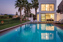 Constructed along simple, traditional lines Blue Sea is a cubist, whitewashed vi Chania, Greece Villa Blue sea, waterfront, comfortable, relaxing Entire home vacation rental 43583179