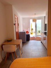Trendy  studio (45 m2) with a good location in Gent, the studio has a double bed Kaprijke, Belgium Trendy studio in a great location Entire rental unit vacation rental 19184277