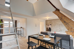 Beautiful duplex apartment in the center of Antwerp. Every comfort you need is a Antwerpen, Belgium Contemporary duplex in the heart of Antwerp Entire condo vacation rental 645377008616857564