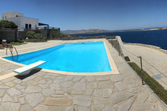 This waterfront island villa is in the Paros region of Greece, it can accommodat Zürich, Switzerland Charming Villa in Paros with Swimming Pool Entire villa vacation rental 29299008