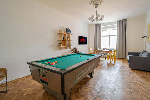 All our apartments are cleaned by professionals following the 5-step enhanced cl Prague, Czechia Super Central Billiard + Darts  Big Apartment Entire rental unit vacation rental 48987442