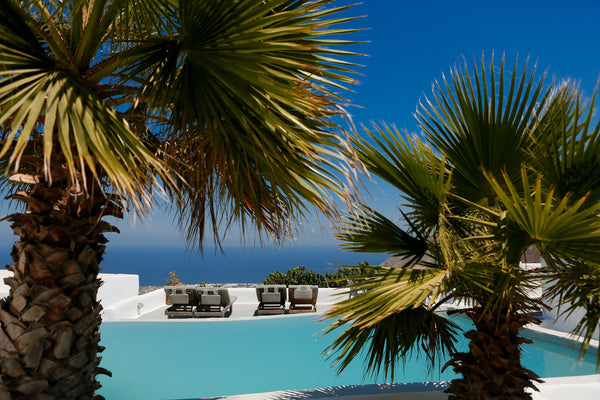 Greek Goddess Love-Life B&B  is located in Pyrgos Village with a fantastic view  Thera, Greece Love-Life    Weddings and Yoga Cave vacation rental 17185148