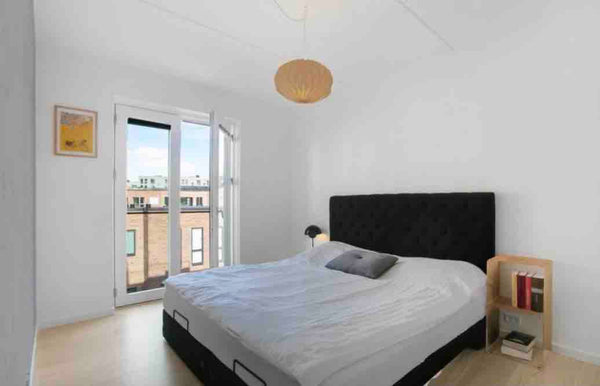 The apartment has 1 bedroom with a kings size bed and a baby bed. The living roo Copenhagen, Denmark Charming apartment with privat rooftop Entire rental unit vacation rental 32653714
