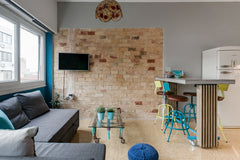 Swing in a hammock chair hanging from the ceiling and look out windows at a hist Athens, Greece Walk to Neighborhood Restaurants in a Trendy Local Area Entire rental unit vacation rental 16489890
