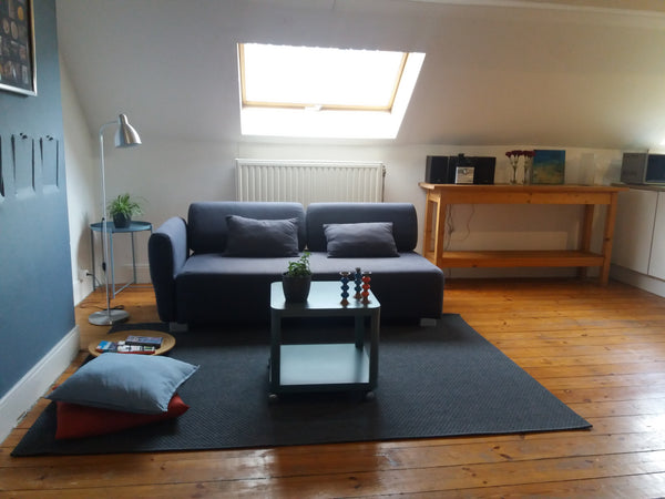 Bright, quiet and charming, the attic apartment Lou Malou welcomes you for short Brussels, Belgium Lou Malou Entire rental unit vacation rental 6283675