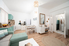 Kalamaki-Sunset 2  is a freshly renovated apartment, 5 minutes far from sea!The  Heraklion, Greece Kalamaki Sunset 2- ground floor yard with sea view Entire home vacation rental 49278673