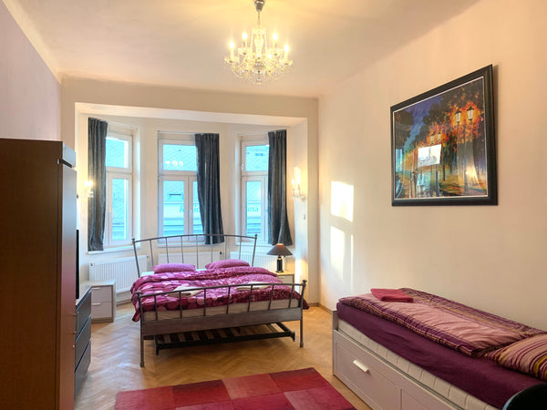 Located in the foumous Karlin area known for good restaurants, peaceful wine bar Prague, Czechia Karlin Apartment w/ Balcony Entire rental unit vacation rental 584654406404836341