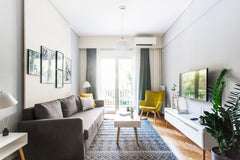 Unwind in this contemporary apartment featuring a private balcony, chic furnishi Athens, Greece Charming & Comfy 2BD Apartment in Acropolis Area Entire rental unit vacation rental 37986581