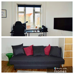 Nice room with doble bed ( 160 x 200 cm) .  TV & free internet / Wifi.<br />Acce Frederiksberg, Denmark Nice and bright room with dob. bed. Private room in rental unit vacation rental 3316790
