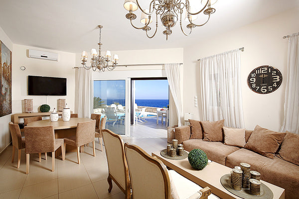 n a place dominated by the blue sky, the large coastal line and the traditional  Chania, Greece Luxury Villa Blanca with Sea View Entire villa vacation rental 46958944