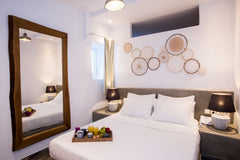 Our houses have minimal style, a combination of the mykonian design and the mode Mikonos, Greece Sea View Room Private room in rental unit vacation rental 21905647