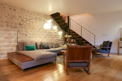 Old presbytery of the 19th century transformed into a spacious and cosy duplex t Paris, France Charming Loft w terrace near Canal Entire rental unit vacation rental 4740811