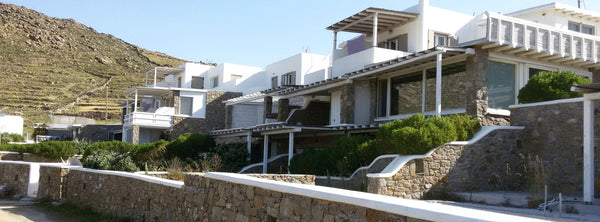 Mykonos Bright House is a new house between a residental complex at Kantounia  (  Mykonos bright house Cycladic home vacation rental 46544131