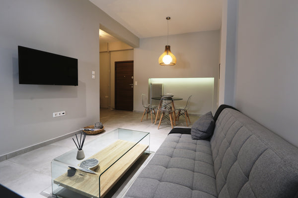 A design apartment in Athens, in the heart of cultural life, which meld the comf Marousi, Greece The KERAMEIKOS Midtown Apartment I (Athens, Gazi) Entire rental unit vacation rental 33599313