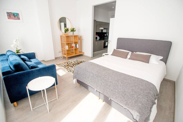 This Fully furnish brand-new Studio located in the center of Brussels. This mode  Self check-in studio: Netflix & 10mn ->Grand-Place Entire rental unit vacation rental 45087648