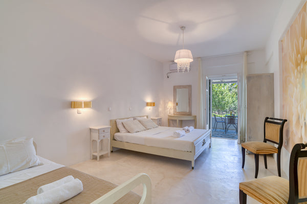 This cozy and brand new apartment is 5 min walk from the sandy beach of ALIKI. I Aliki, Greece DAHLIA  APARTMENTS -Apartment for 3 Persons Entire serviced apartment vacation rental 18374040