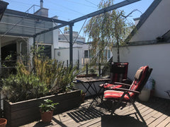 A wonderful, extraordinary and light-flooded top floor apartment with TWO terrac Vienna, Austria Open-plan kitchen + 150 sqm: Summer in Vienna! Entire rental unit vacation rental 50392590