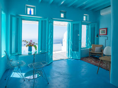 Tinos Blue House is located in a quiet, pedestrian-only village. It looks out to Tinos, Greece Tinos Blue House Cycladic home vacation rental 24546227