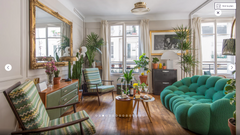 The flat is a haven of peace, super cozy and romantic where your eye will not be Paris, France Romantic jungle Entire rental unit vacation rental 4780039
