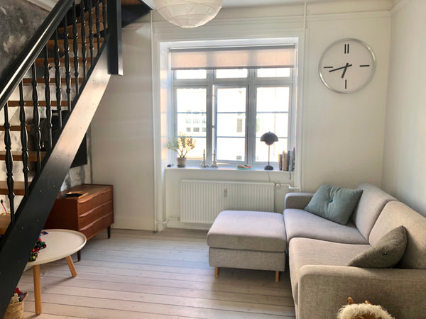 It is a double floor flat of 110m2. <br /><br />In the ground floor we have the  Copenhagen, Denmark Cozy and big double floor flat in Vestebro Entire rental unit vacation rental 50698078
