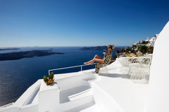 Our luxury Villa is a traditional Santorini cave house, renovated in a classy de Thera, Greece Gitsa Cliff Luxury Villa, Volcano View, Jacuzzi Cycladic home vacation rental 35339209