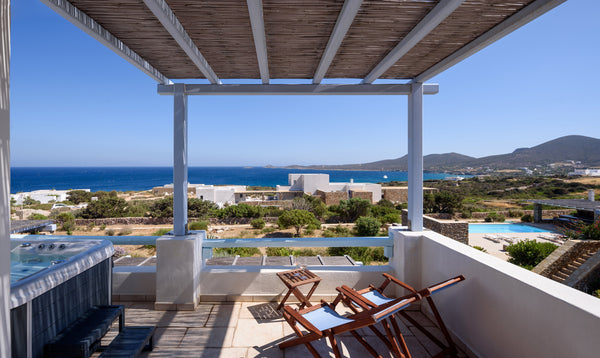 Gaze out in this 135 sqm villa  to the calmness of perfect moments spent driftin  Antiparos Luxury Villas - Villa Althea with HotTub Entire villa vacation rental 619529755382138517