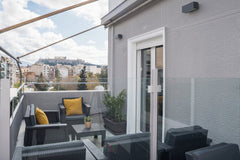 From the big veranda you have a stunning view of the Acropolis. The apartment is Psychiko, Greece Acropolis view design apartment_pumkin14 Entire rental unit vacation rental 32128656