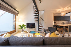 The adventure of this apartment was born from the desire to travel differently:  Brussels, Belgium Splendid 1 bedroom duplex with terrace Entire condo vacation rental 41226727